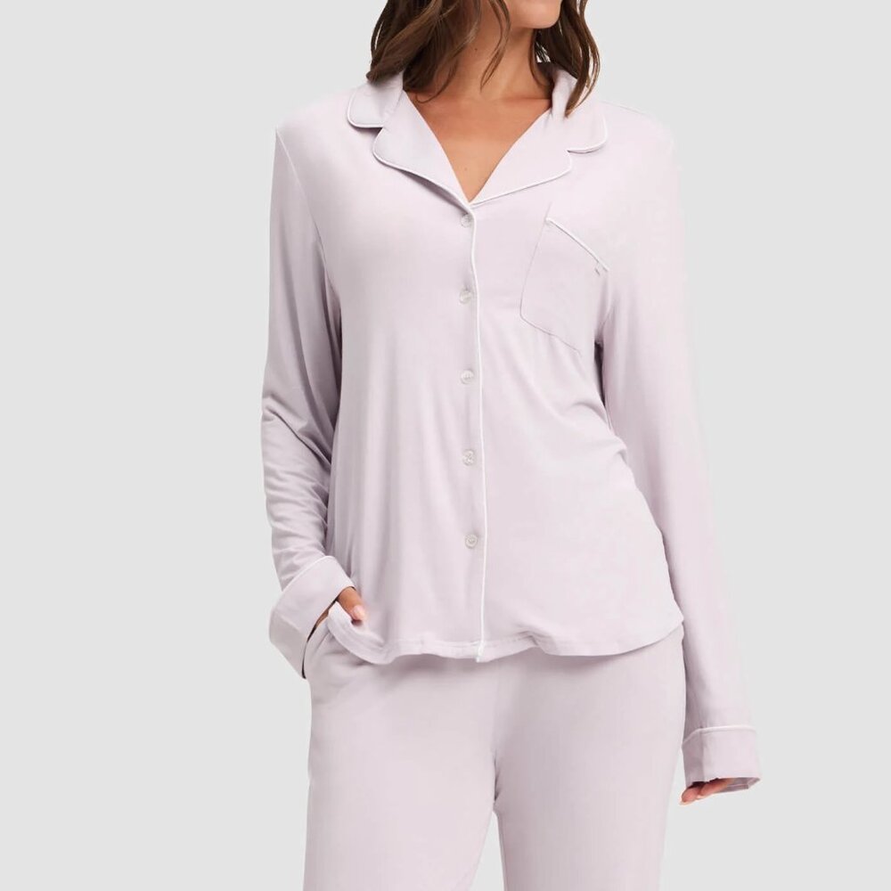 Cozy Earth Lilac Bamboo Long Sleeve Pajama Set NWT Size M